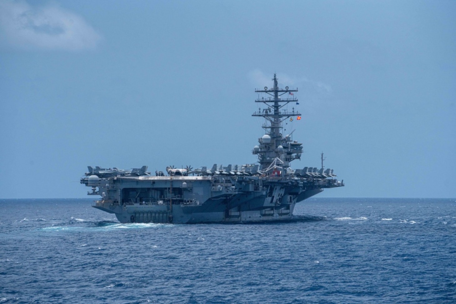 U.S Navy • Aircraft Carrier • USS Ronald Reagan • Flight Operations • Indian Ocean