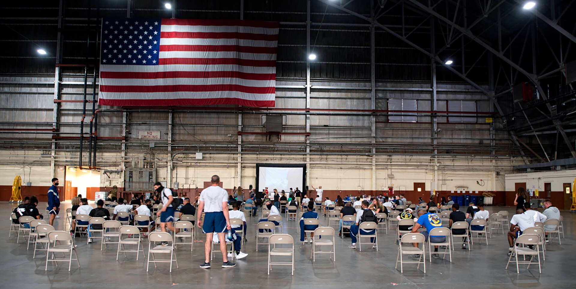 The 502nd OSS and the USO worked together to create an opportunity for Airmen in technical training to decompress and relax together during the current pandemic restrictions.