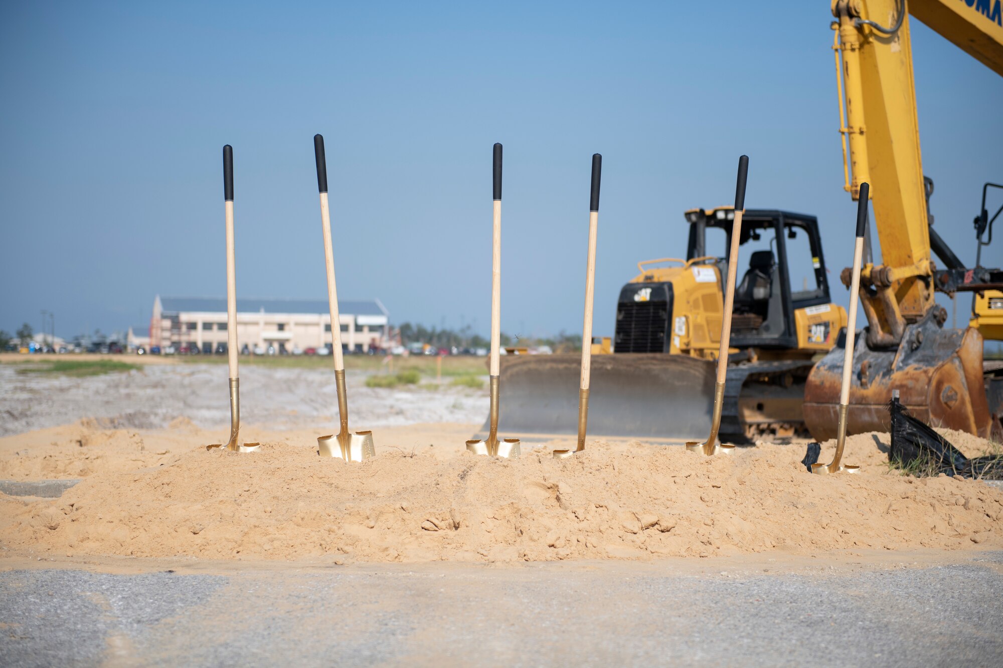 shovels in dirt