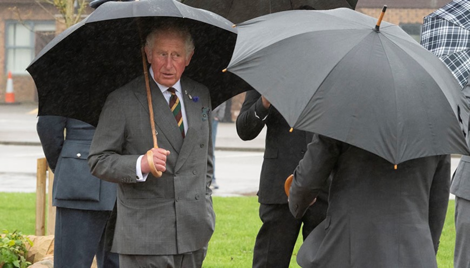 His Royal Highness, the Prince of Wales visits RAF Menwith Hill, England, Oct. 12, 2020. (Courtesy Photo