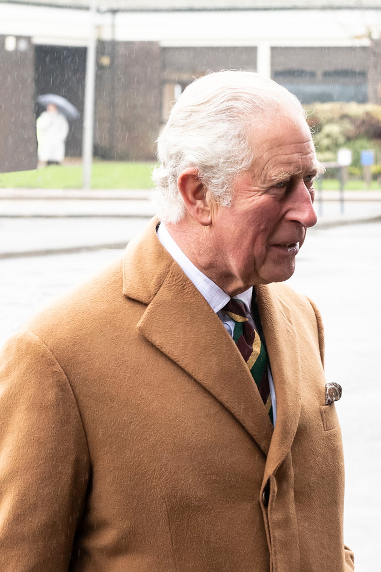 His Royal Highness the Prince of Wales, visits RAF Menwith Hill, England, Oct. 12, 2020. (Courtesy Photo)