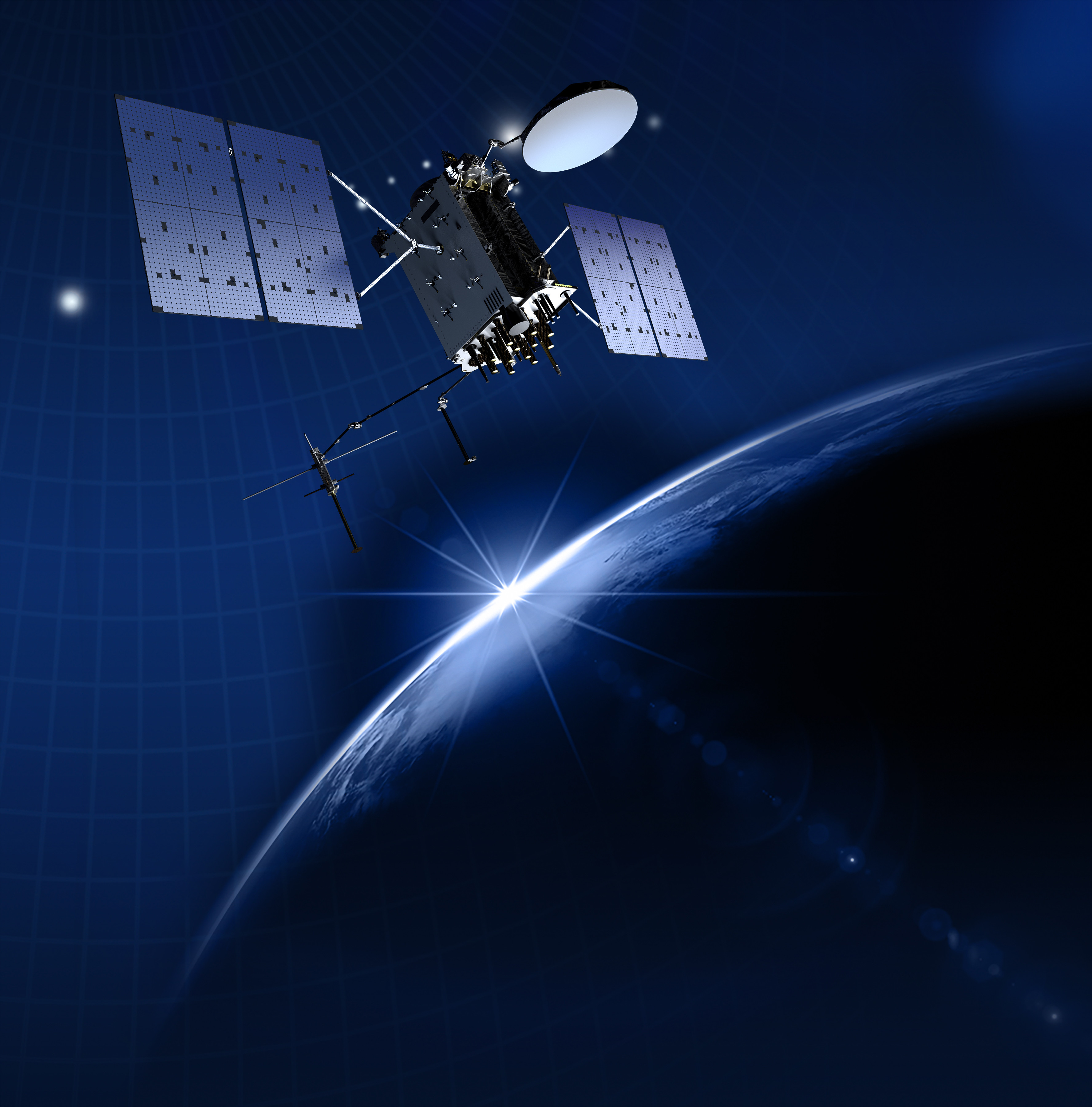 gps satellite in space