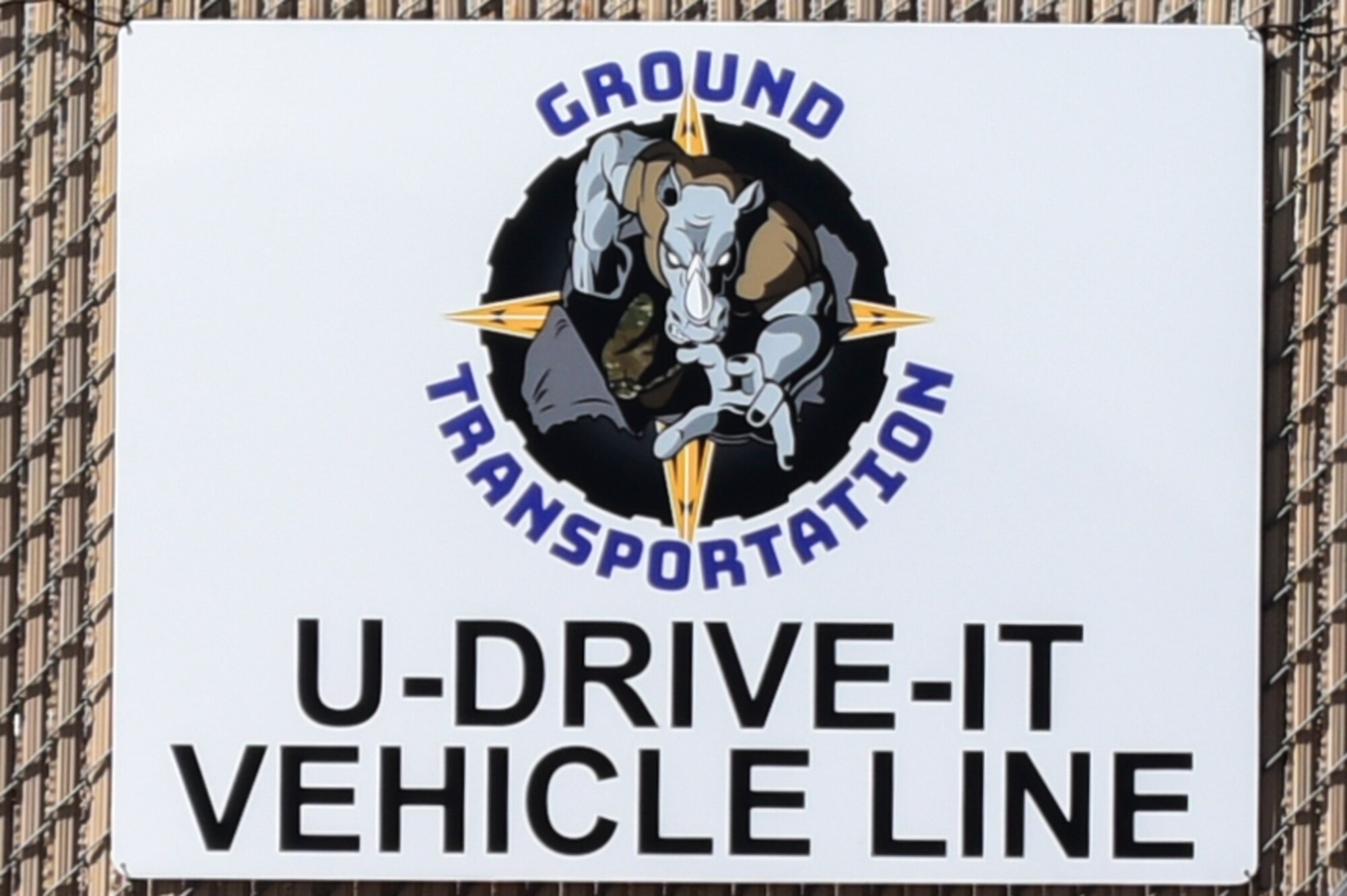 Picture of the ground transportation sign