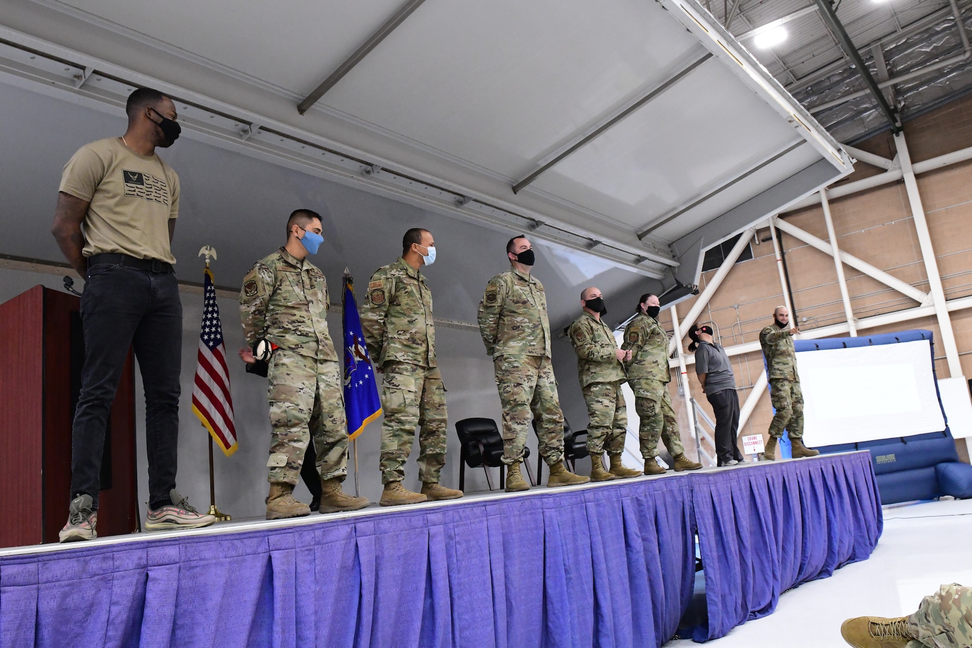 The Citizen Airmen of the 926th Wing participate in a Diversity and Inclusion driven weekend during the Mandatory Unit Training Assembly, Oct. 2-4, at Nellis and Creech Air Force Base, Nevada. Mr. G. Lee Floyd, Air Force Reserve Command’s chief diversity and inclusion officer conducted training while invoking thought and conversation with members during four presentations split between the bases.