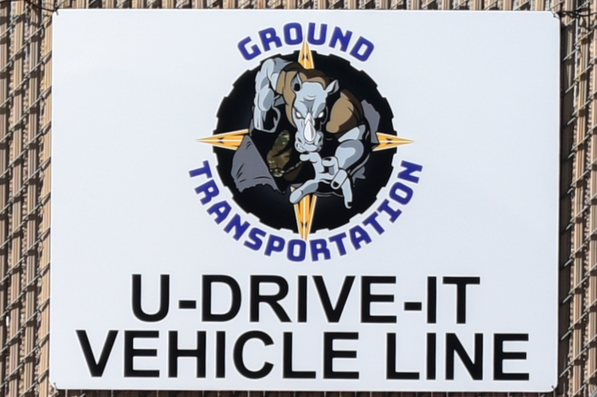 Picture of the ground transportation sign
