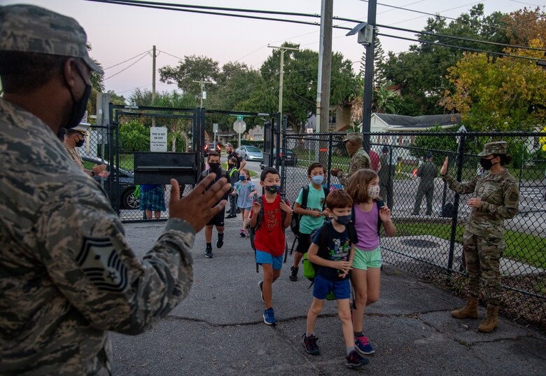 A ‘Military Morning’ for local Tampa elementary > MacDill Air Force