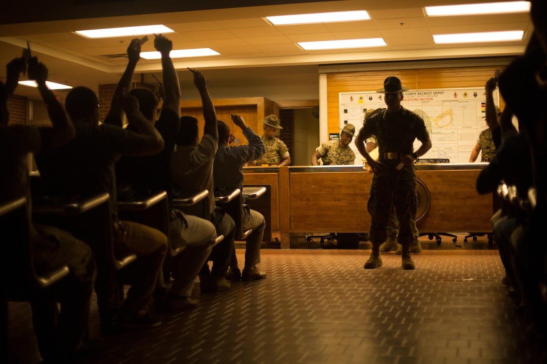 Recruit Processing Company - responsible for entry-level processing all recruits once they arrive on Parris Island as well as those recruits recommended for separation prior to completing training.