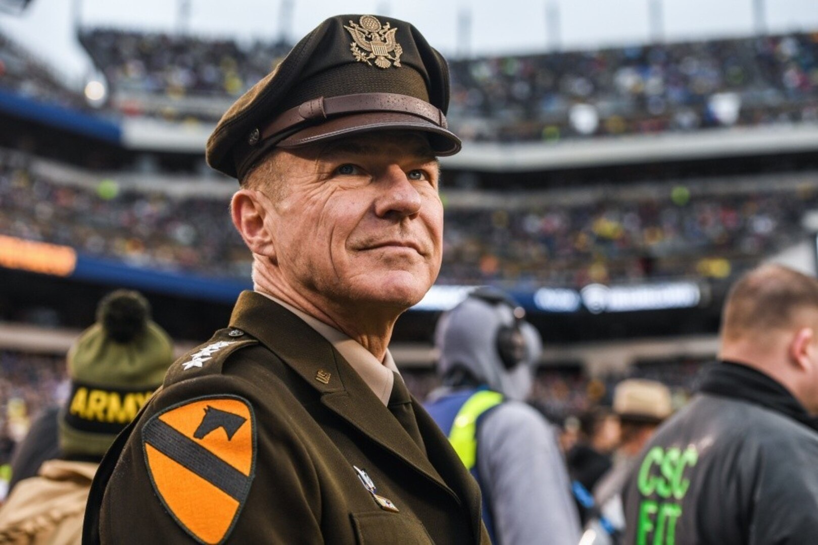 Chief of Staff of the Army Gen. James C. McConville attends the 2019 Army-Navy game in Philadelphia, Pennsylvania, Dec. 14, 2019.