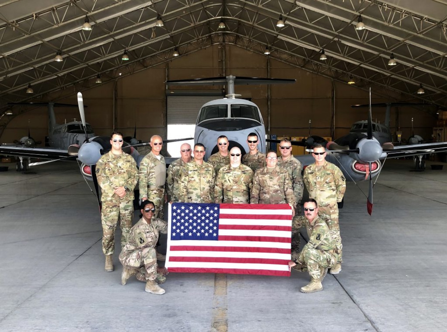 VNG fixed-wing aviators return to Virginia after successful deployment