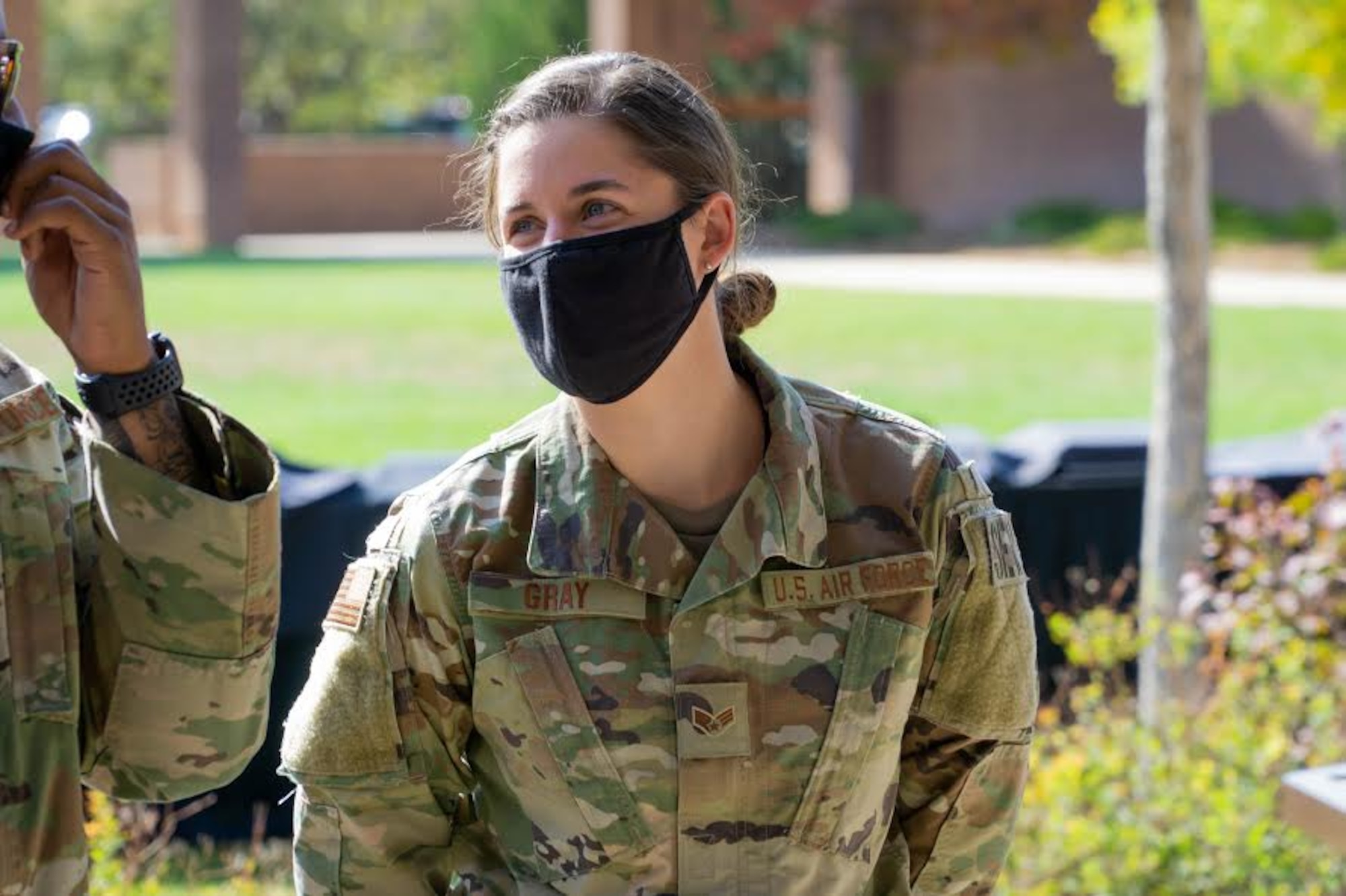 Delta 3 members receive planks commemorating their involvement in the unit's stand-up.
