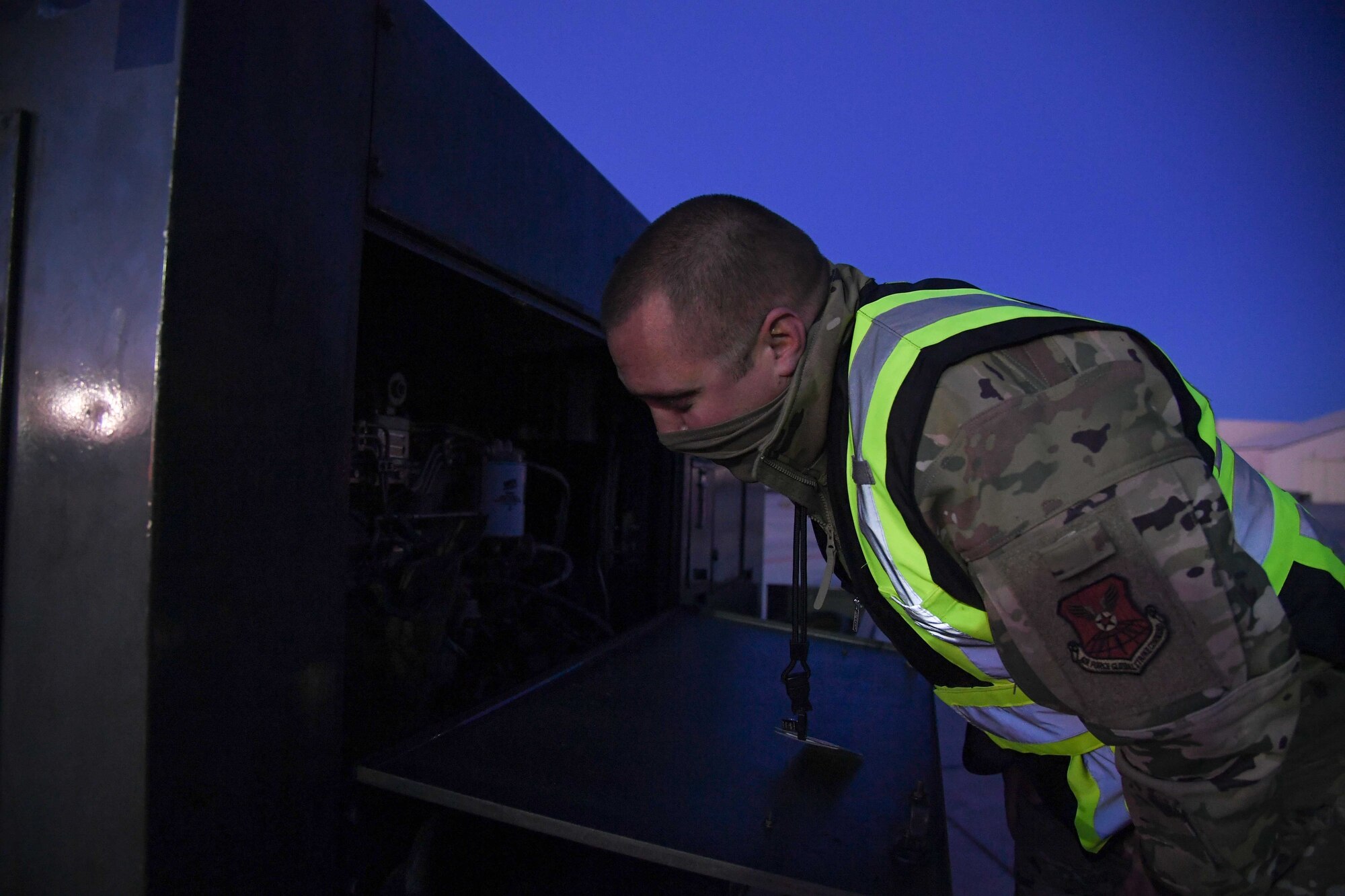 MSgt. Ryan Cordell is a part of the 5th Bomb Wing's Wing Inspection Team, which consists of performing inspections of the 5th Bomb Wing during exercises.