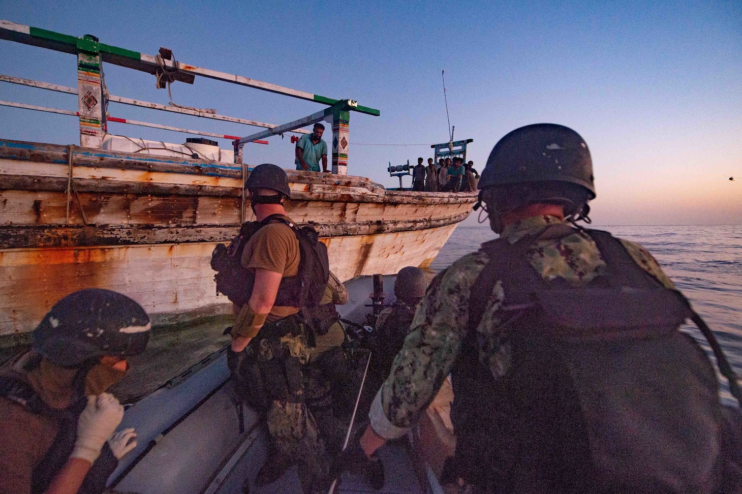 USS Churchill Rescue in Arabian Sea