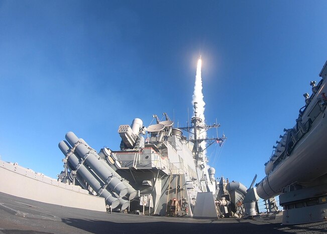 USS Donald Cook (DDG 75); SM-2 missile; Exercise Joint Warrior 20-2