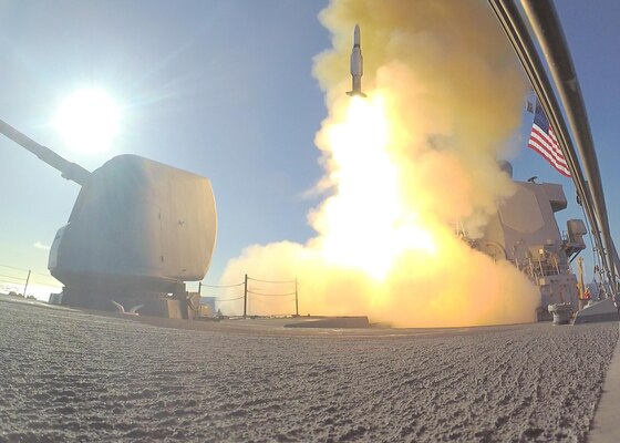 USS Donald Cook (DDG 75); SM-2 missile; Exercise Joint Warrior 20-2