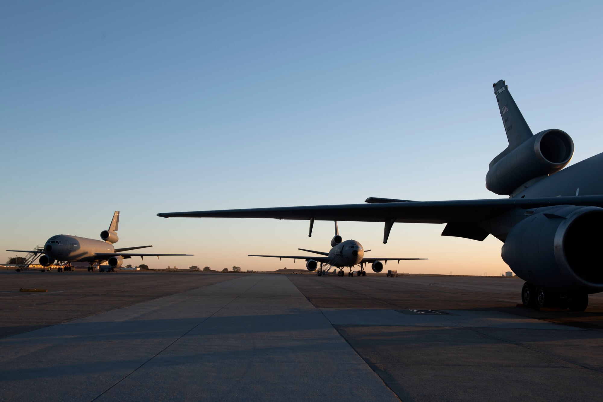 photos of KC-10 refueling training