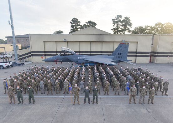 The 414th Fighter Group, a geographically separated unit of the 944th Fighter Wing at Luke Air Force Base, Arizona, hit their 10-year anniversary this summer since their reactivation at Seymour Johnson Air Force Base, North Carolina, in July of 2010.