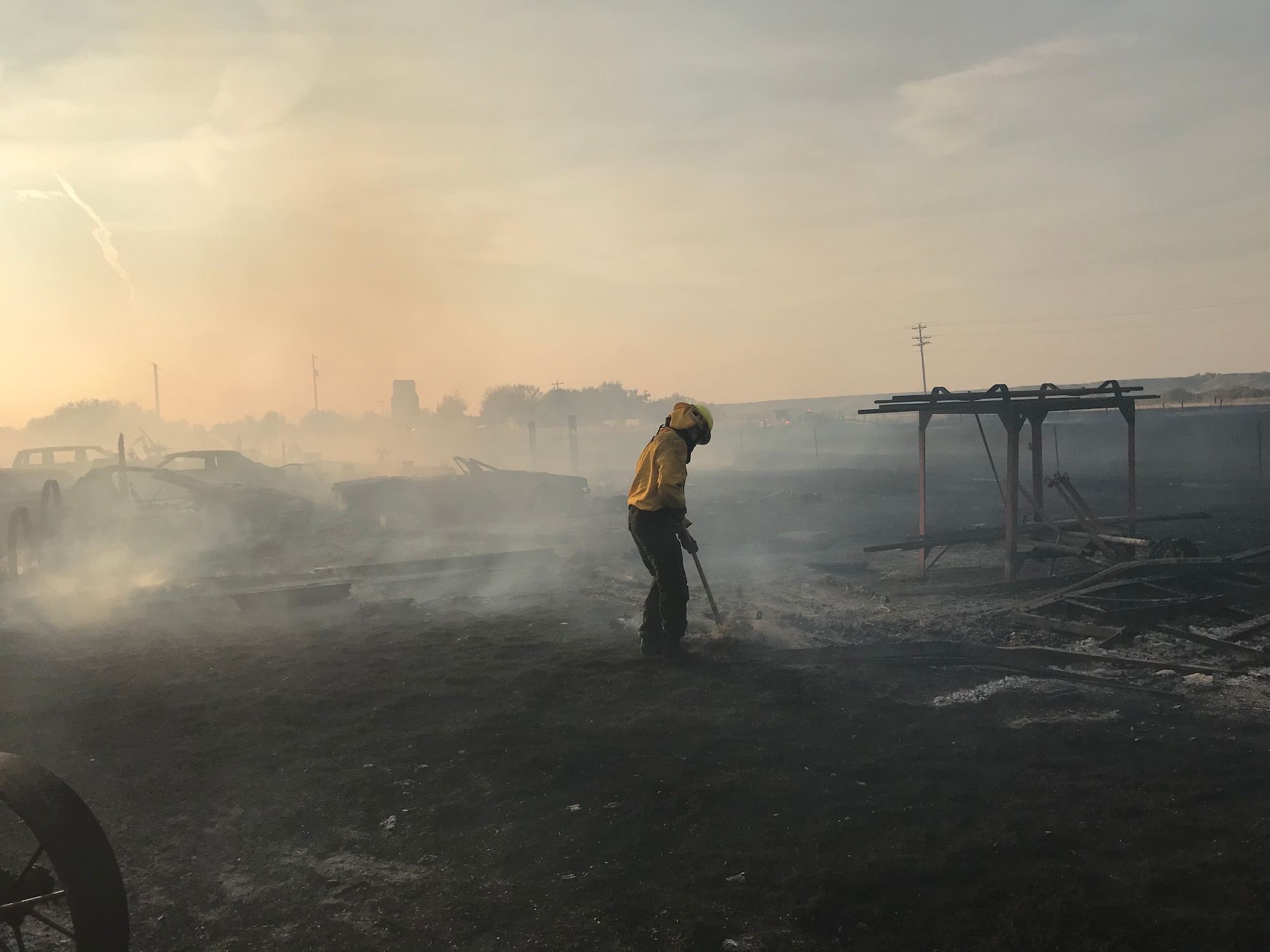 Malmstrom fire department assists in local wildland fire response