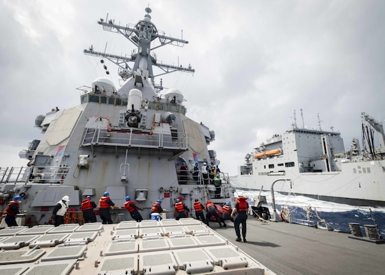 Official U.S. Navy file photo of the Arleigh Burke-class guided-missile destroyer USS John S. McCain (DDG 56).