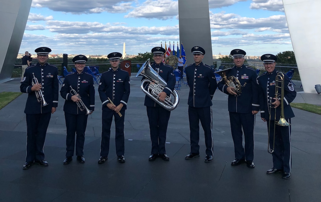 Brass in Blue at the Air Force Memorial