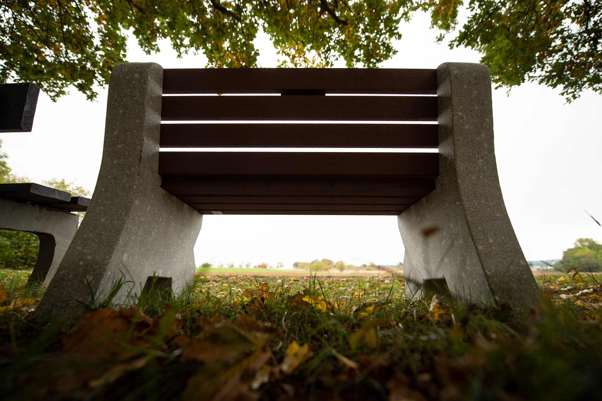 It was along the side of a small road in Binsfeld, among the newly fallen leaves and the cool, autumn air that Liliana, her husband, Javier, and several family members began constructing a bench Oct. 10