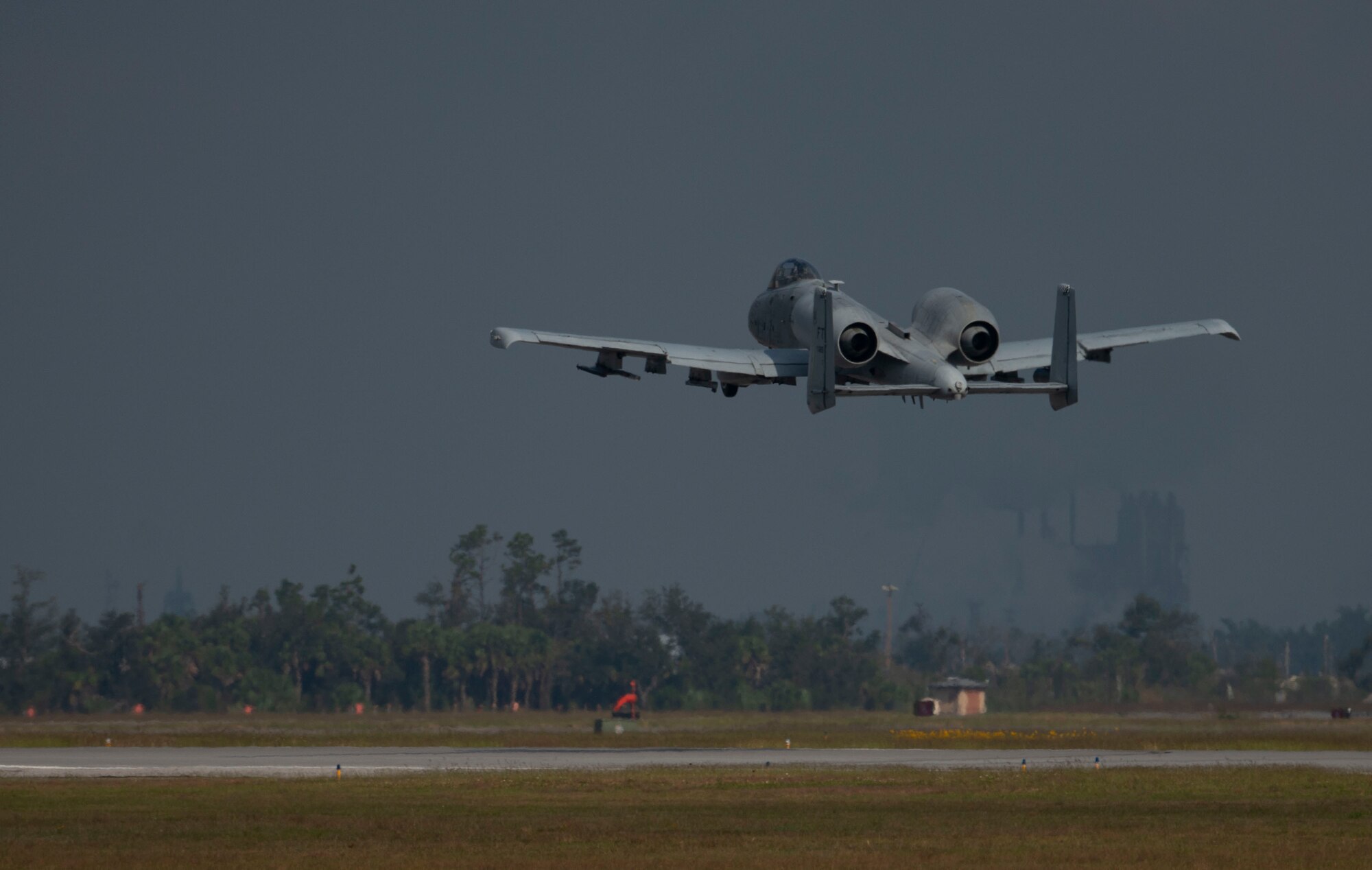 A-10 aircraft in flight