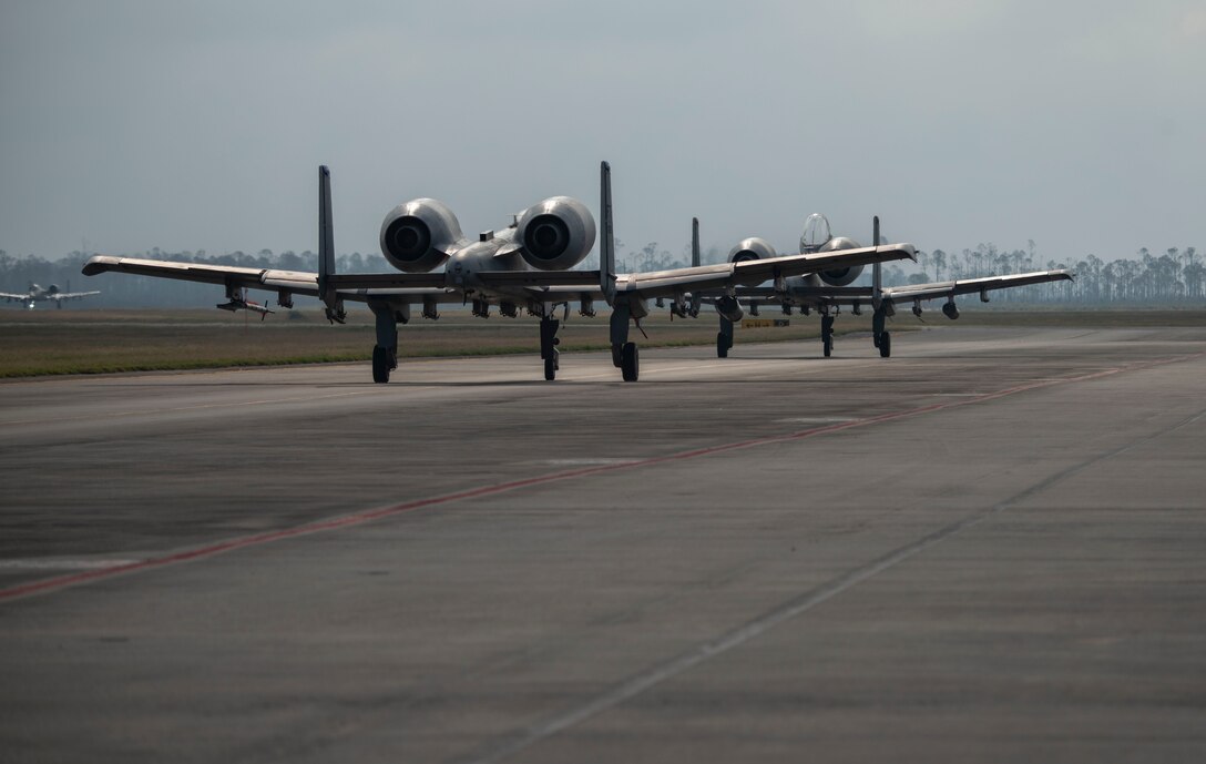 A-10 aircraft in flight