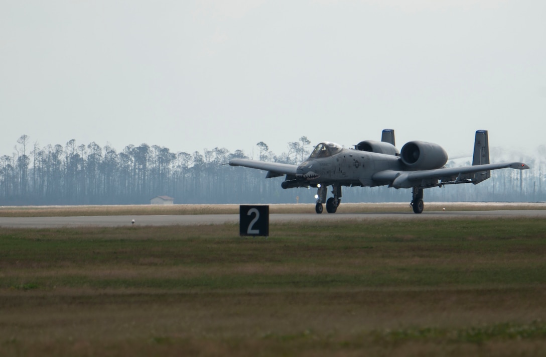 A-10 aircraft launches