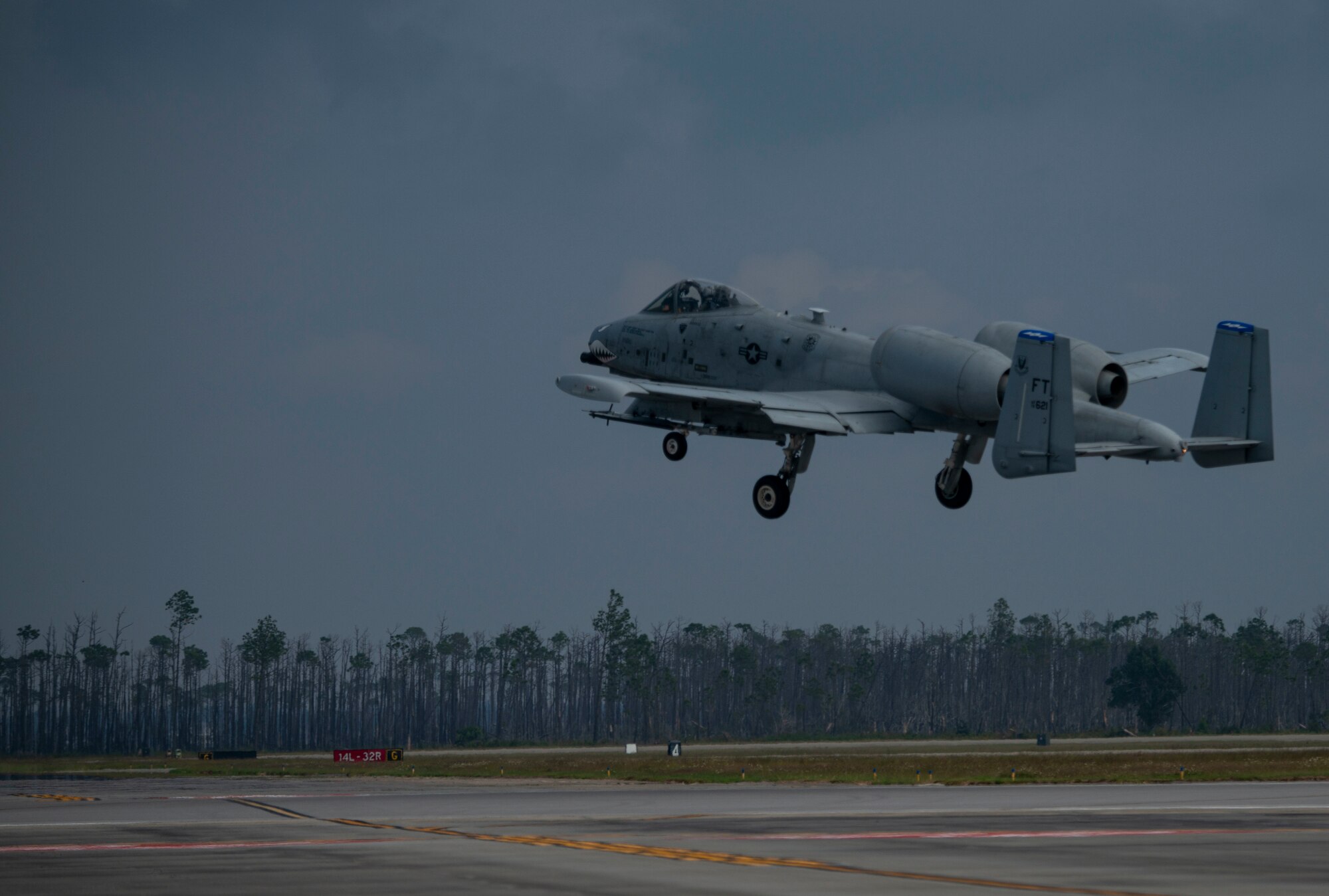A-10 aircraft in flight