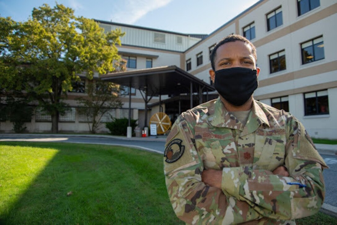 Image of Maj. Harold Brown, 436th Medical Support Squadron medical readiness officer.