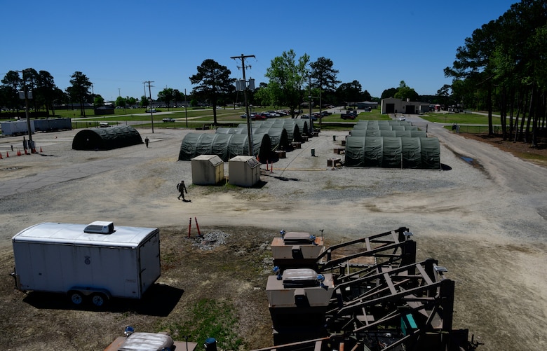 Combat Support Wing exercise in April 2019