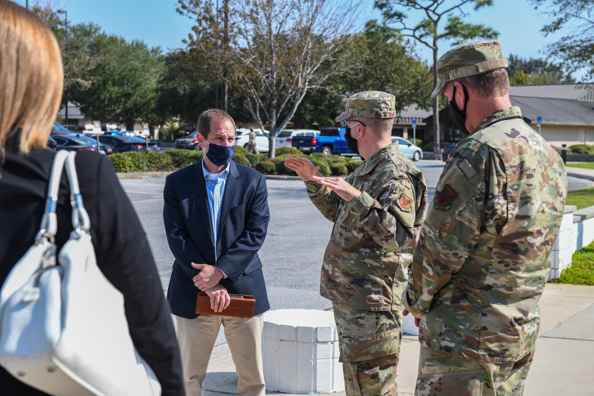 HAC-D majority professional staff member Hayden Milberg visits AFSOC