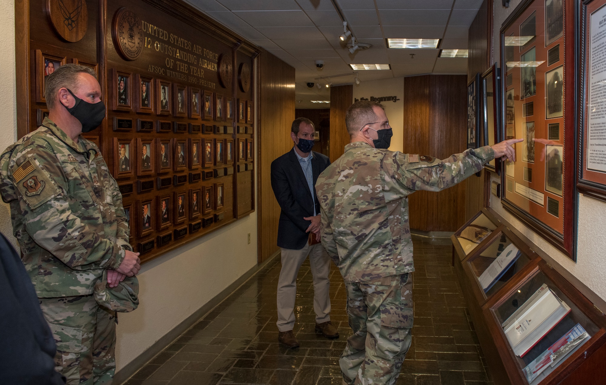 HAC-D majority professional staff member Hayden Milberg visits AFSOC