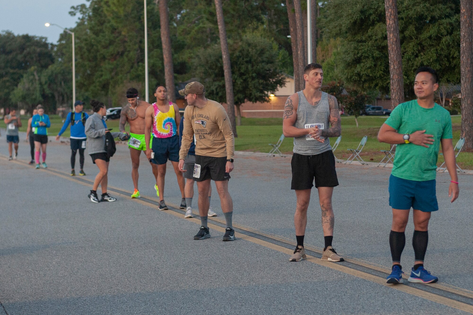 Photo of runners before a marathon