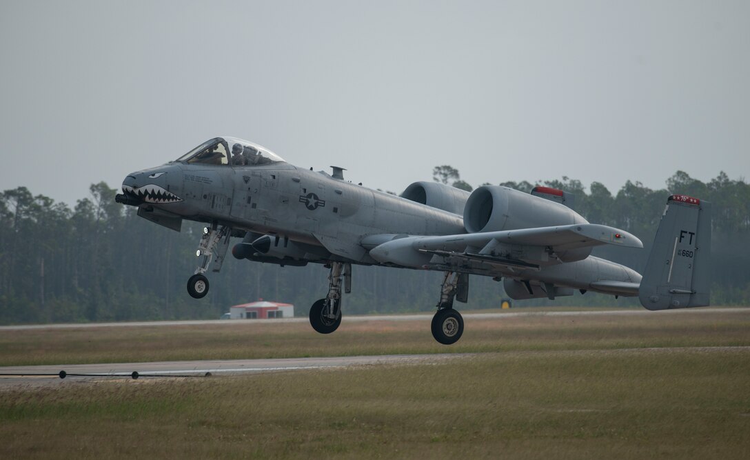 A-10 aircraft launches