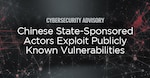 NSA advisory about Chinese state-sponsored malicious cyber actors exploiting or targeting 25 publicly-known CVEs.