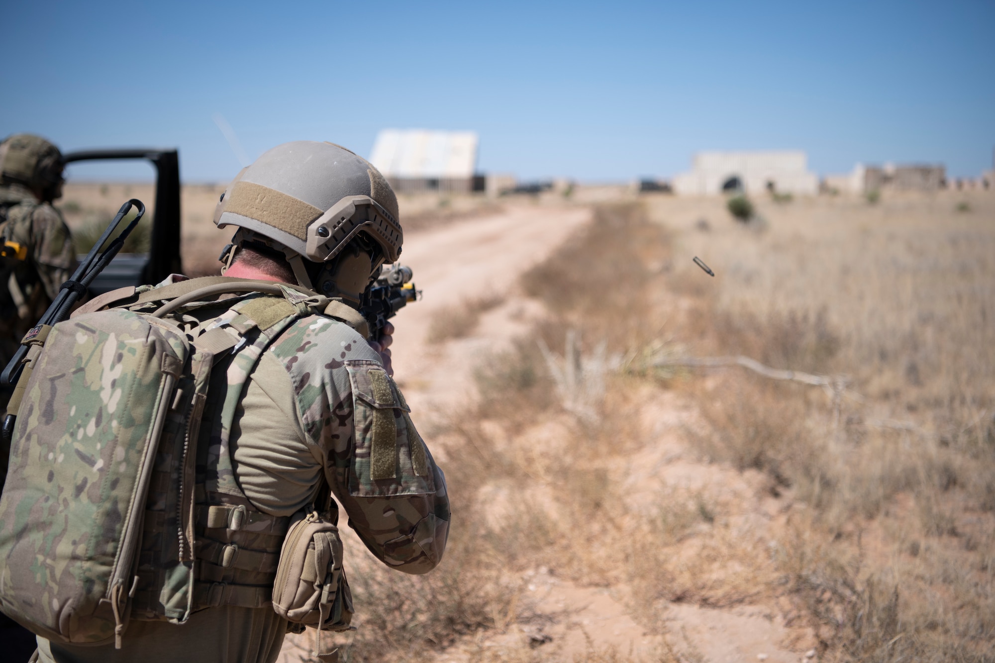 Holloman Airmen train in simulated combat environment