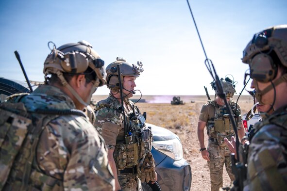 Holloman Airmen train in simulated combat environment