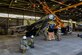 The 8th Maintenance Squadron’s Crashed, Damaged, or Disabled Aircraft Recovery team lifts a jet with a 50-ton crane at Kunsan Air Base, Republic of Korea, Oct. 19, 2020. The CDDAR team moved the damaged F-16 Fighting Falcon from a truck trailer onto maintenance stands so Air Mobility Units can recover serviceable components, inspect them and put them back into the supply system for use in other aircraft. (U.S. Air Force photo by Senior Airman Jessica Blair)