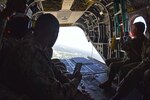 Aviators from the Texas Army National Guard conducted a familiarization flight aboard a CH-47 Chinook helicopter Oct. 6, 2020. The flight brought four Chinooks to Naval Air Station Fort Worth Joint Reserve Base to demonstrate the aircraft’s capabilities to Navy personnel stationed at the facility.