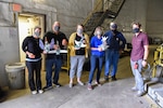 Members of this years’ Albert Einstein Distinguished Educator Fellowship (AEF) Program learn about SeaGlide on Sept. 25, 2020, in the David Taylor Model Basin at Naval Surface Warfare Center, Carderock Division in West Bethesda, Md.