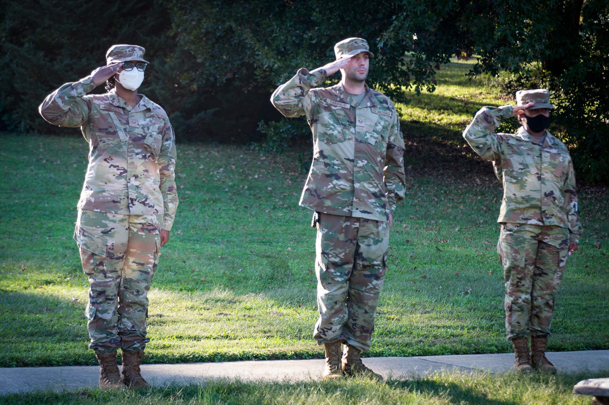 Photo of U.S. Air Force Staff Sgt. Daniel Caraglio Medical Group mental health technician, was named Military Citizen of the Year by the Greater Sumter Chamber of Commerce, reflecting on his time at Shaw AFB.