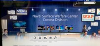 The Science and Technology Education Partnership (STEP) Conference for Inland Empire students had its largest participated event and showcased Navy technology from engineers and scientists at Naval Surface Warfare Center (NSWC), Corona Division Oct. 8. Pictured is the virtual platform that NSWC Corona had displayed at STEPCON20 for students grades four through 12 to select items of interest to them in the virtual meeting room. Photo by Kim Longstaff, 201008-N-QJ009-1001