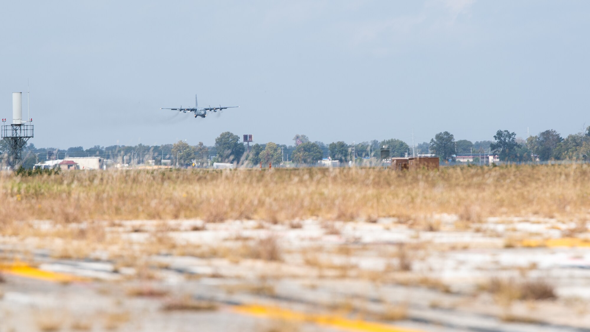 C-130s travel to Barksdale for aerial spray pest insect control efforts