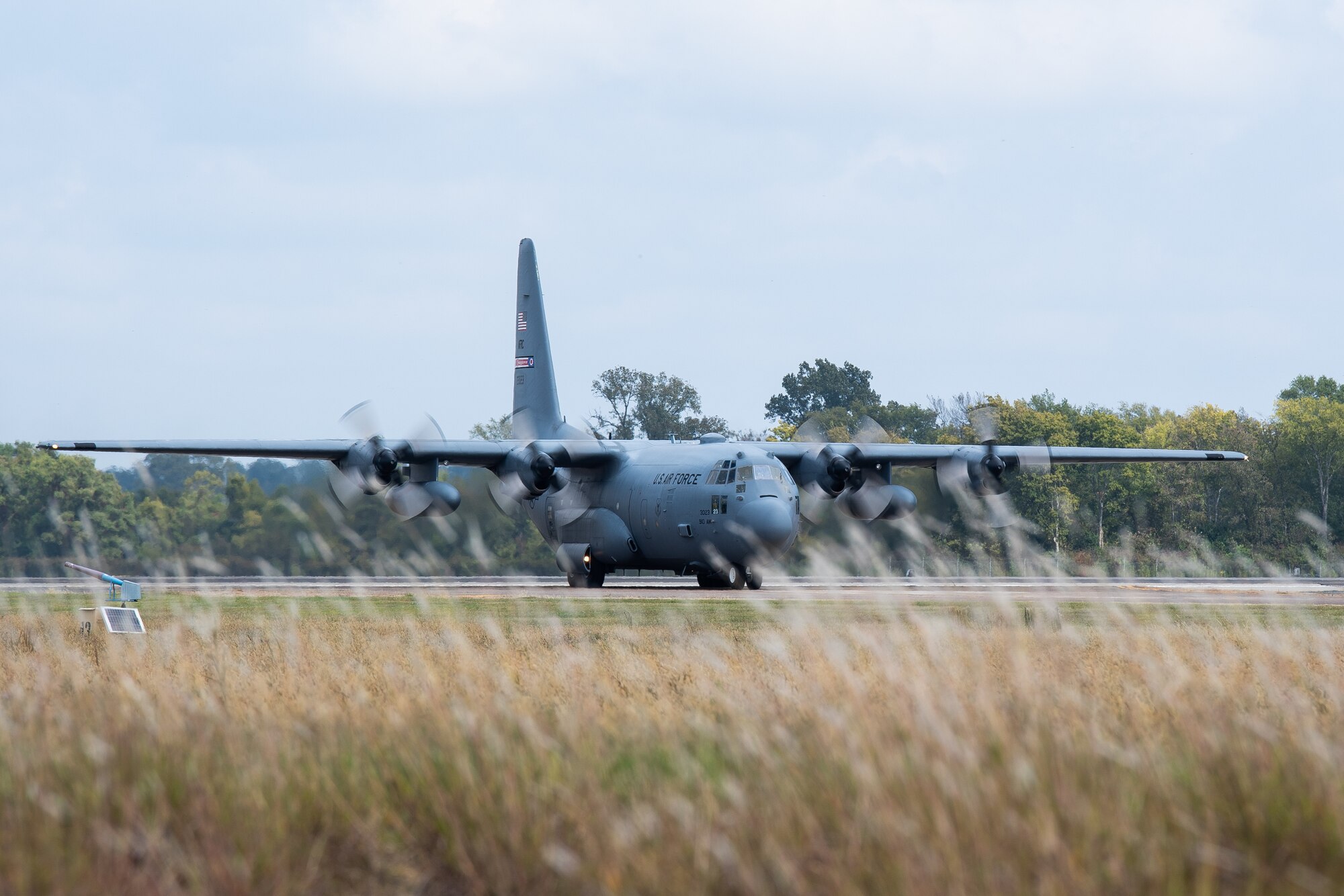 C-130s travel to Barksdale for aerial spray pest insect control efforts