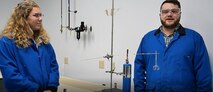 NSWC Crane engineers teamed up with the Science, Technology, Engineering and Math (STEM) program to create a video made for young students to learn from home. The video follows Materials Engineers Olivia Clancy and John Holaday as they heat and cool various materials.
