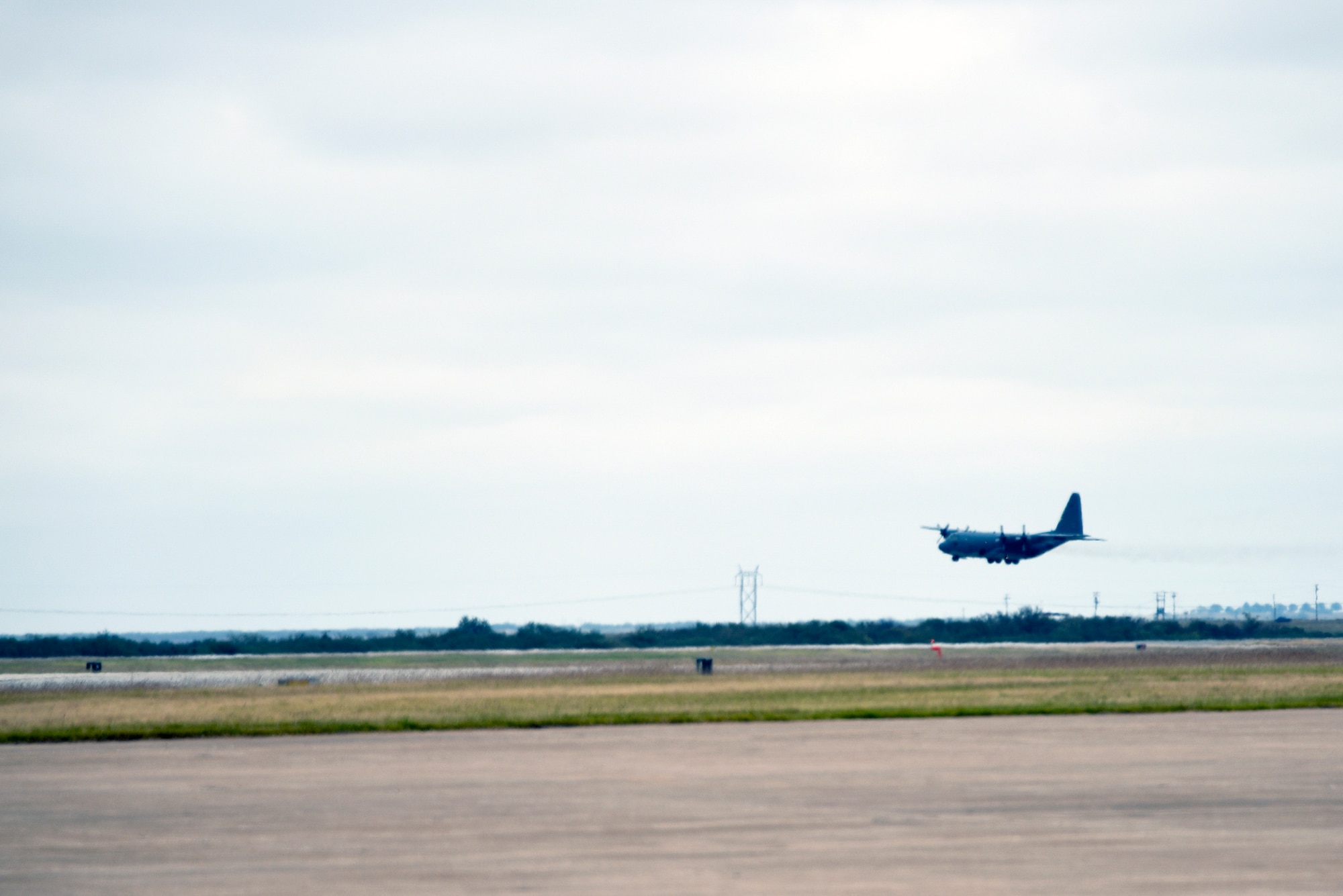 A new aircraft arrived here Oct. 19, 2020, that will provide some much-needed firepower and an advanced training platform for armament and crew chief Airmen in Training in the near future. The AC-130W Stinger II from Cannon AFB, New Mexico, will serve as a new ground instructional trainer for ammo and armament students in the 363rd TRS as well as crew chief students in the 362nd TRS.