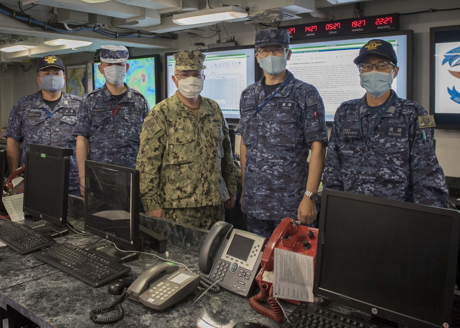 Japan Maritime Self-Defense Force Leadership Visits Commander, U.S ...