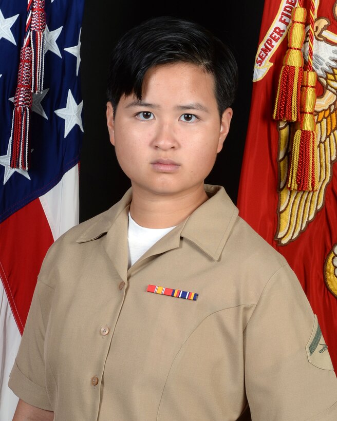Lance Cpl. Melody Cheng, legal clerk, Office of the Staff Judge Advocate, Marine Corps Logistics Base Albany, was recently named Marine of the Quarter for Marine Corps Installations East.