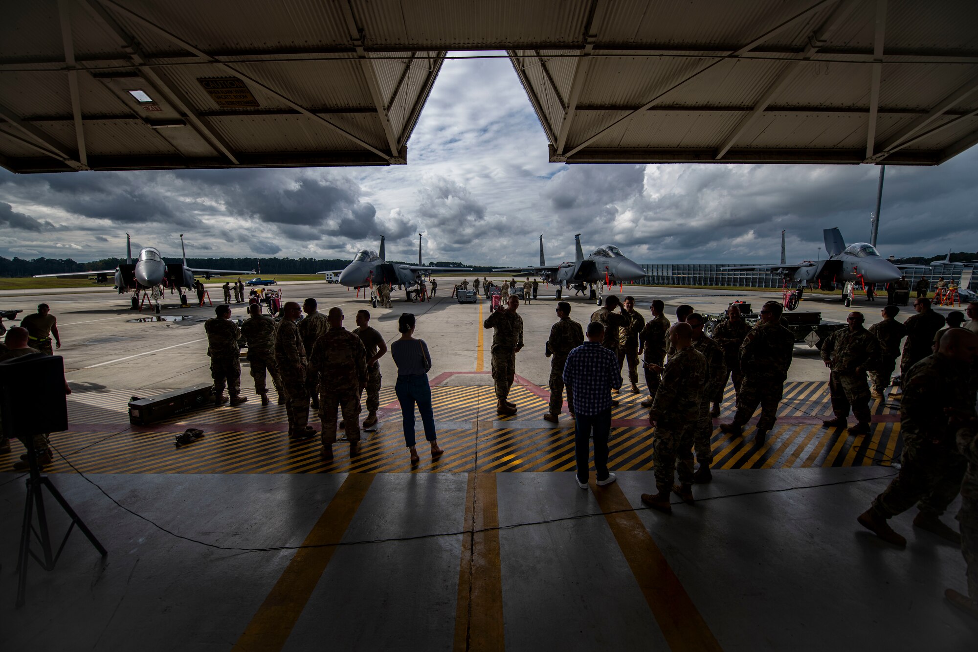 Seymour Johnson held its third quarterly load crew competition between the four Aircraft Maintenance Units. The 333rd AMU won the competition.