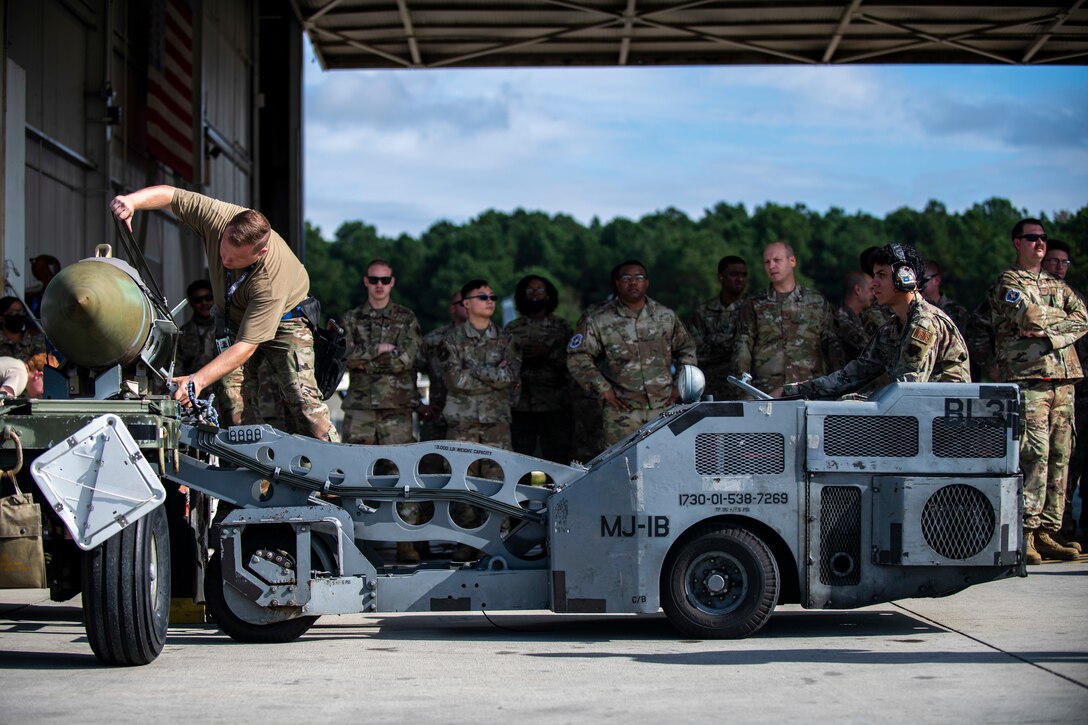 Seymour Johnson held its third quarterly load crew competition between the four Aircraft Maintenance Units. The 333rd AMU won the competition.